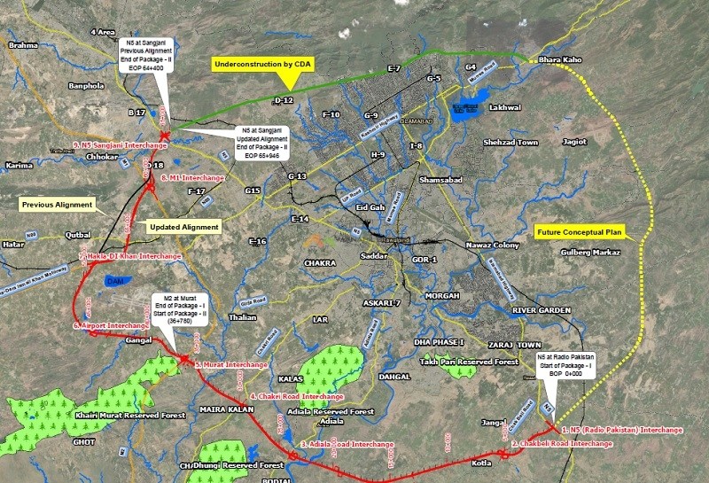 rawalpindi ring road map