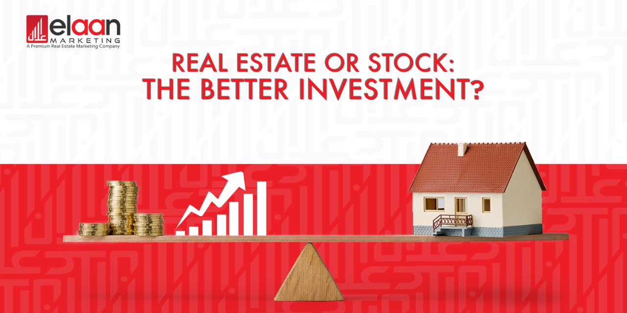 which one is better for investment stock or real estate